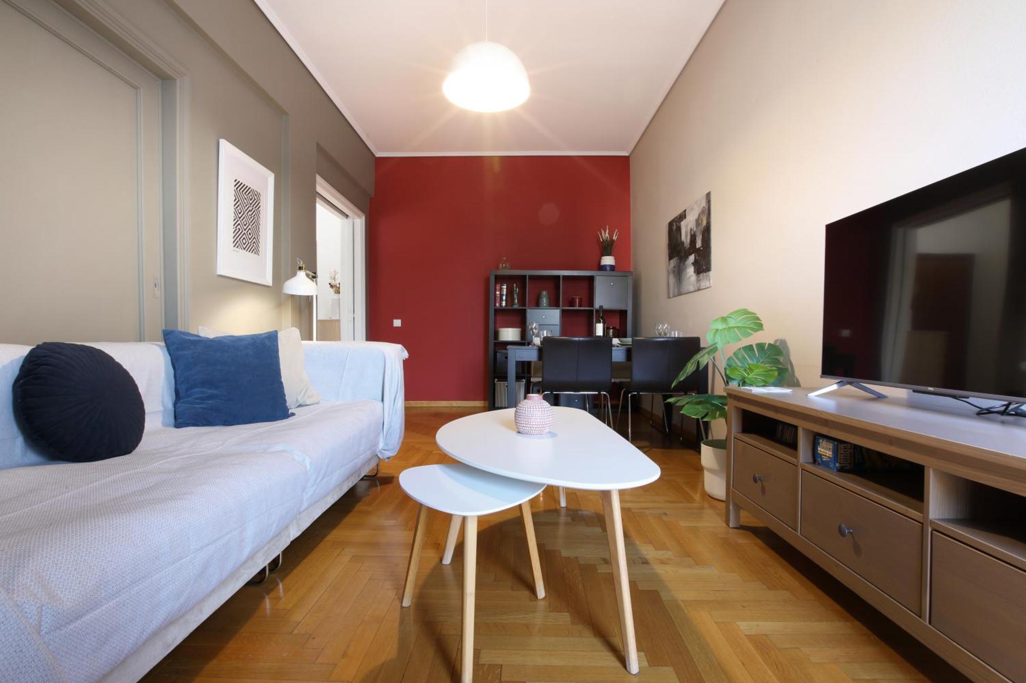 Modern 2Bd Apartment Next To Acropolis Ateny Zewnętrze zdjęcie