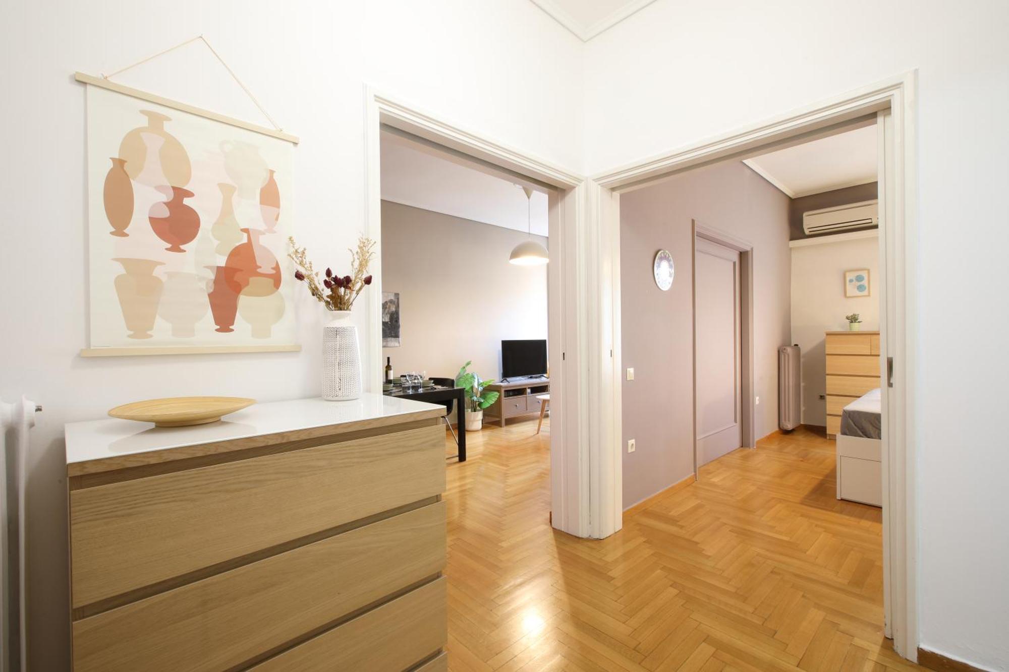 Modern 2Bd Apartment Next To Acropolis Ateny Zewnętrze zdjęcie